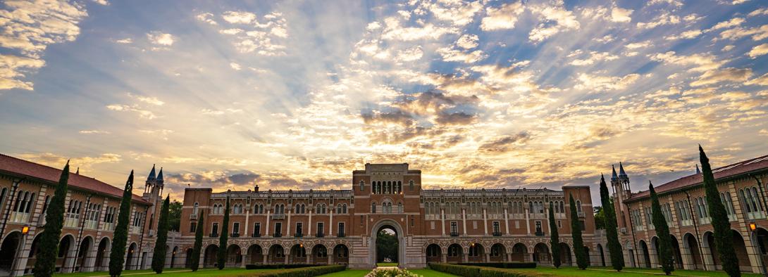 Rice University quad